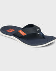 Reef Mens Santa Ana Flip Flops - Navy/White/Orange