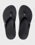 Reef Womens Santa Ana Flip Flops - Black/White