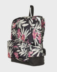 Roxy Womens Sugar Baby Bottle Medium Backpack - Anthracite Wind Swept Floral - ManGo Surfing