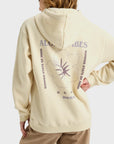 Roxy Womens Surf Stoked Brushed VT Hoodie - Parchment