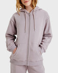 Roxy Womens Surf Stoked Brushed Zip Hoodie - Nirvana