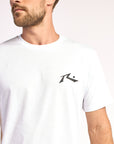 Rusty Mens Competition 2.0 Short Sleeve T-Shirt - White