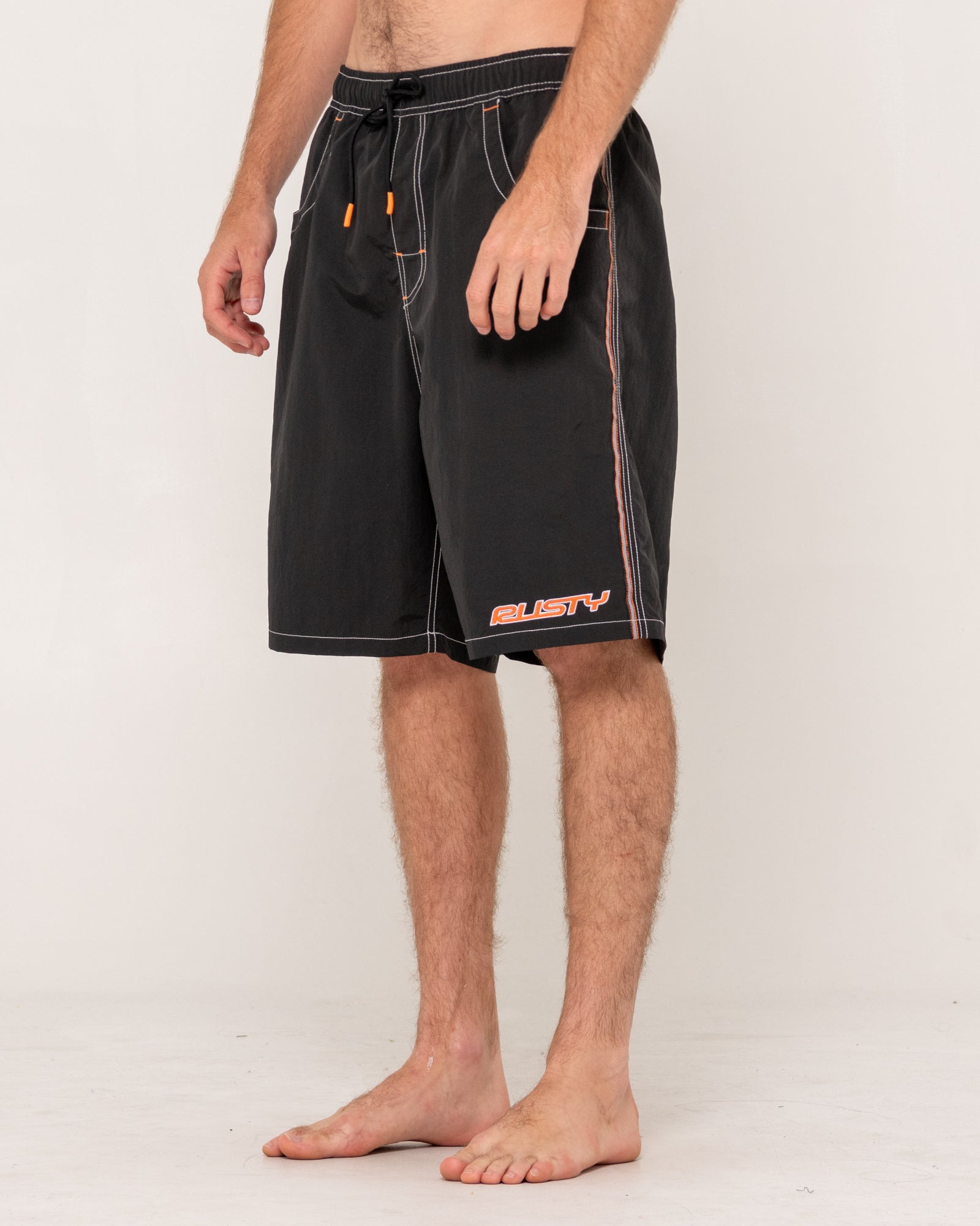 Rusty Flip Daddy Boardshorts - Black