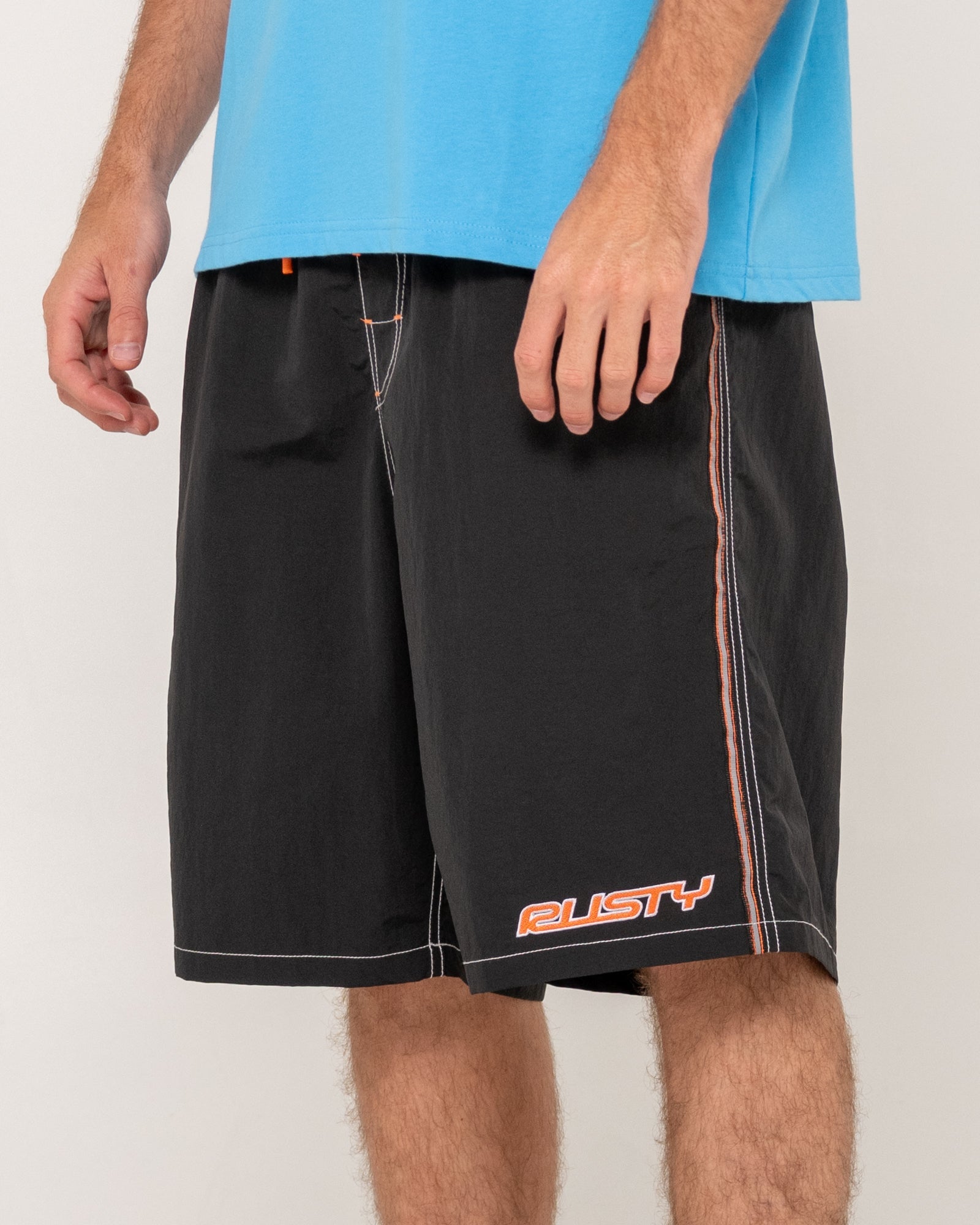 Rusty Flip Daddy Boardshorts - Black