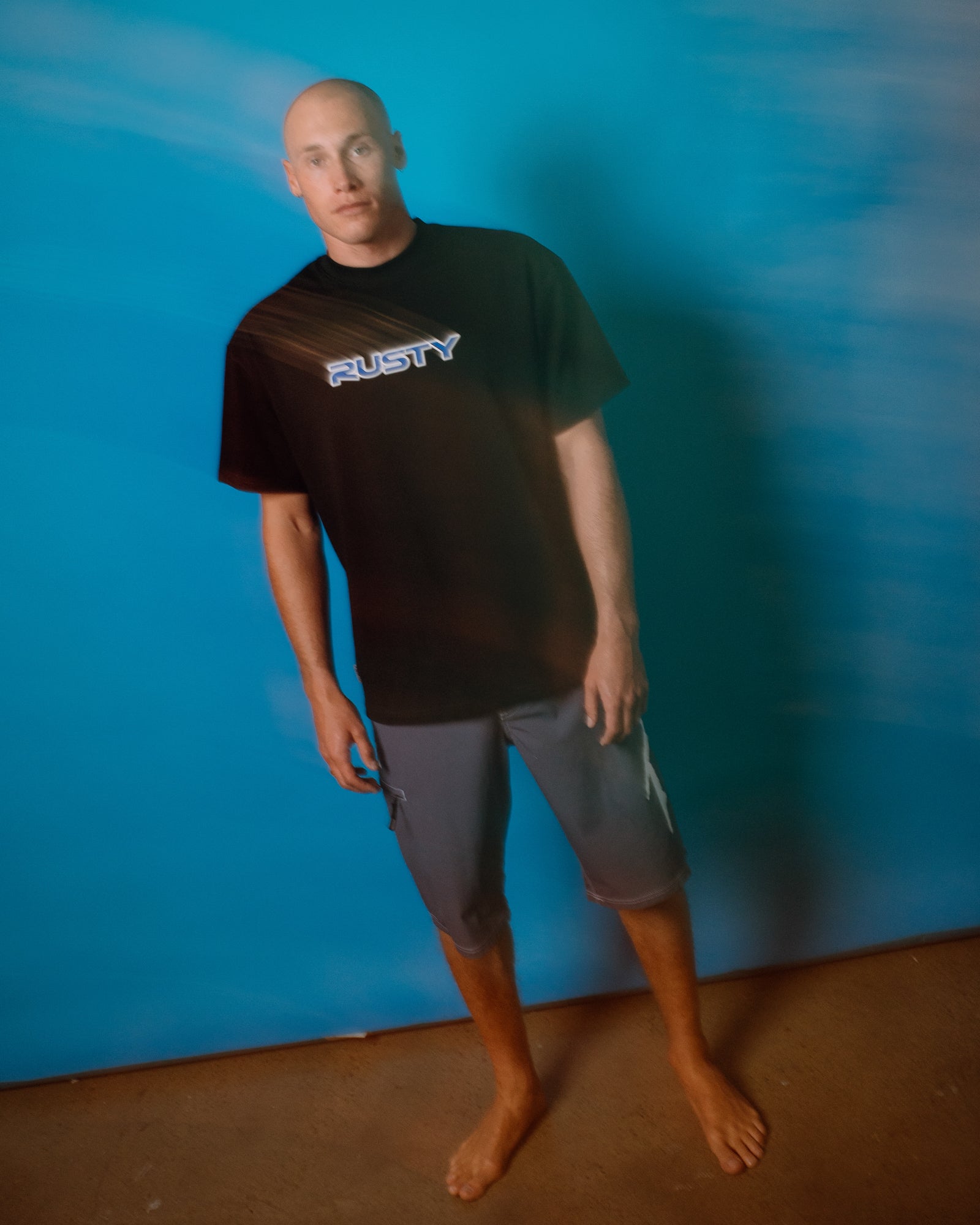 Rusty Fixed Competition Revolution Boardshorts - China Blue