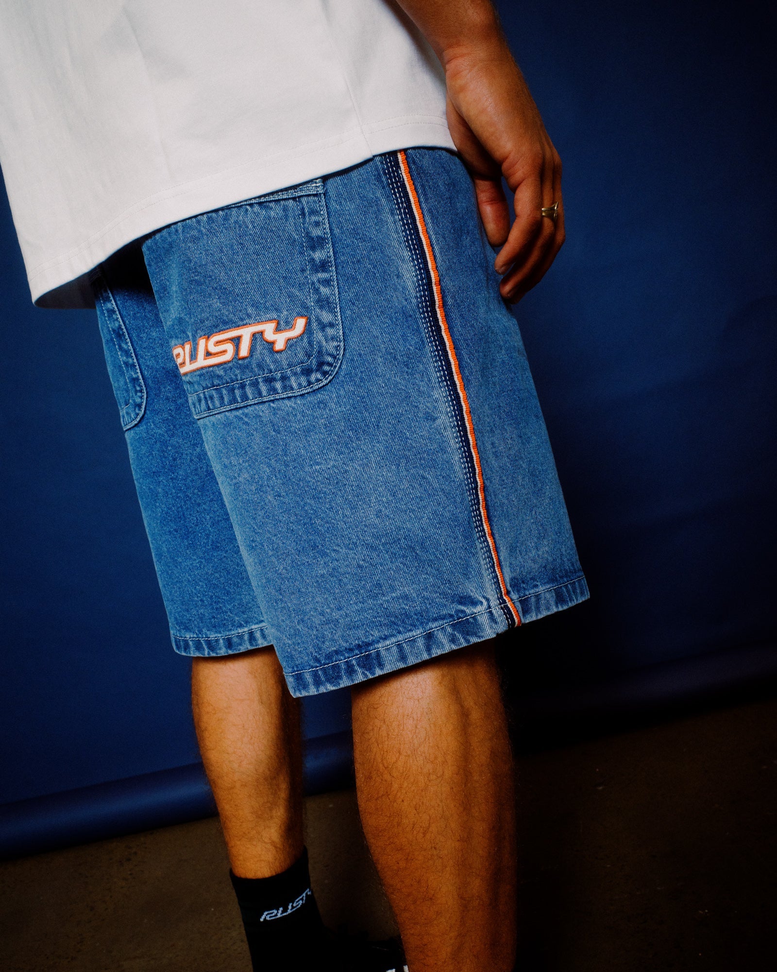 Rusty Flip Daddy 2.0 Jort Boardshorts - Middy Blue
