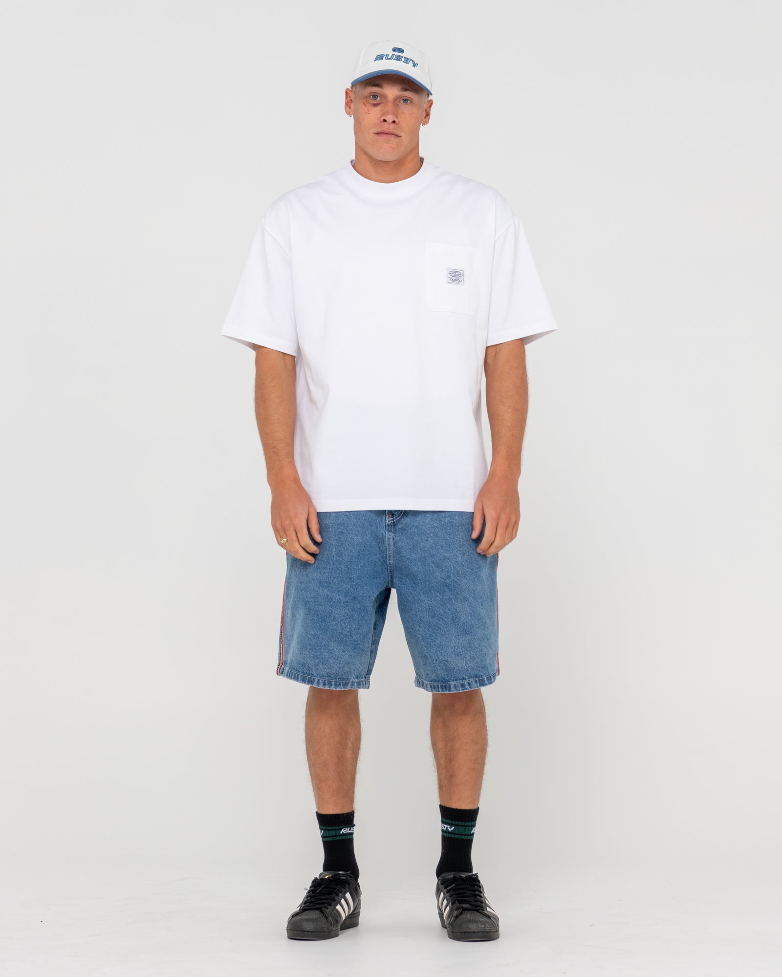 Rusty Flip Daddy 2.0 Jort Boardshorts - Middy Blue