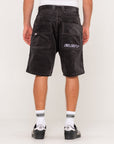 Rusty Flip Daddy Cord Shorts - Coal