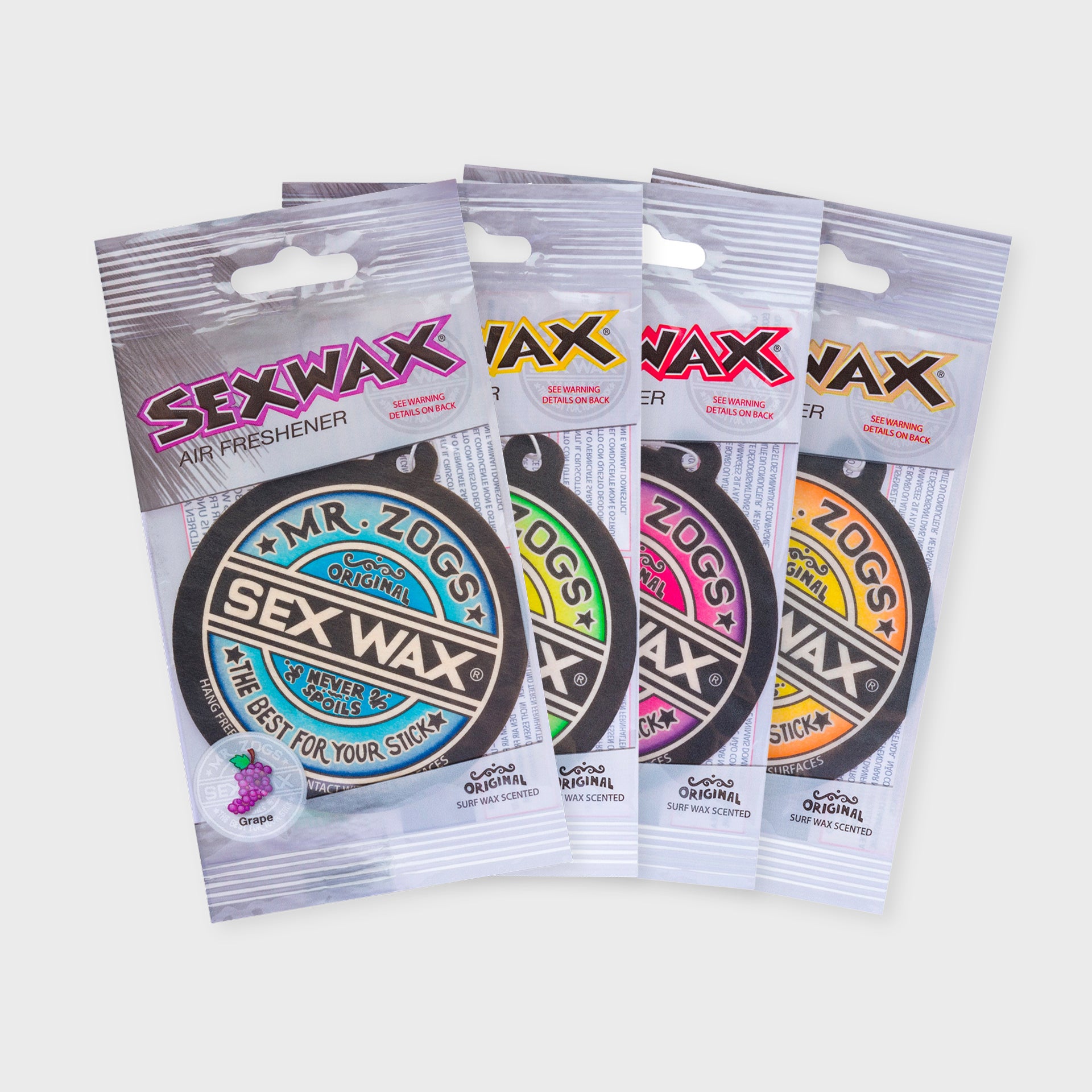 Sex Wax Air Freshener - Strawberry, Pineapple, Grape or Coconut - ManGo Surfing