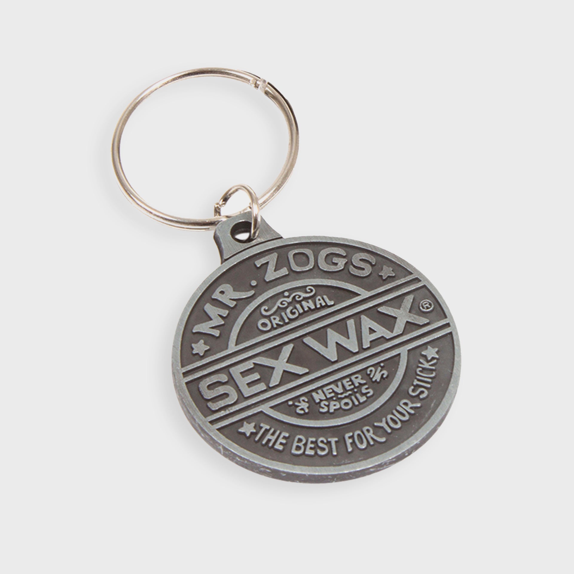 Sex Wax Key Ring - Gunmetal - ManGo Surfing