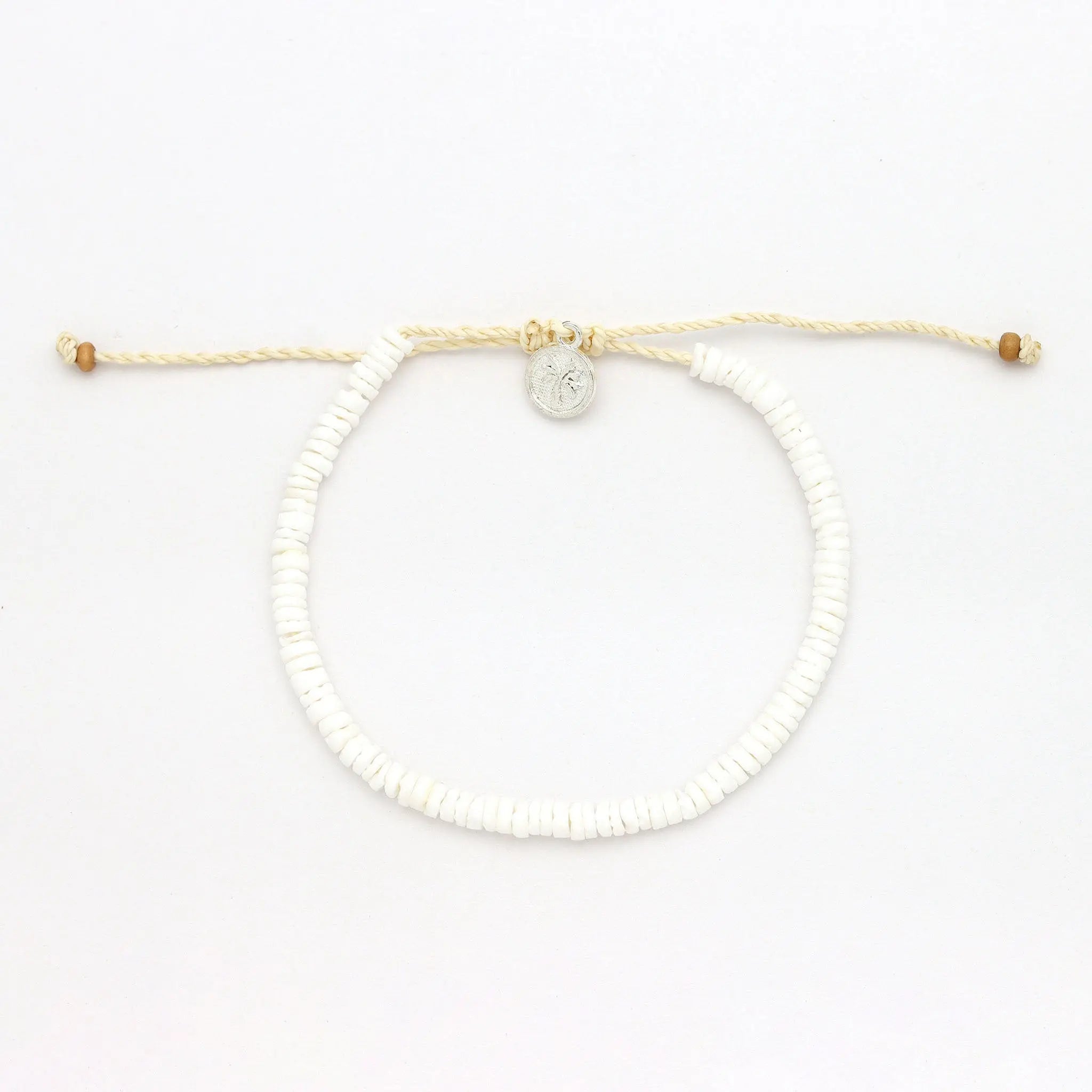 Pineapple Island Kailua Beach Bracelet Set - Pink/White/Blue/Green
