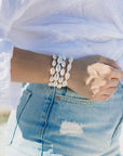 Pineapple Island Livadi Cowrie Shell Surf Bracelet - Turquoise