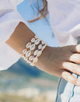 Pineapple Island Livadi Cowrie Shell Surf Bracelet - Turquoise
