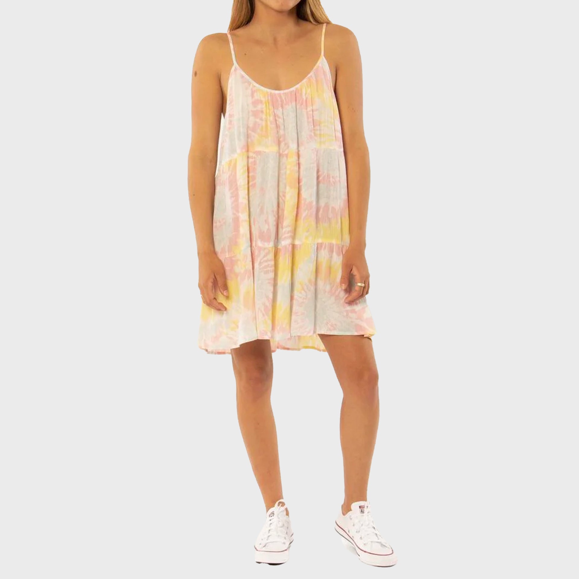 Sisstrevolution Alani Woven Mini Dress - Multi - ManGo Surfing