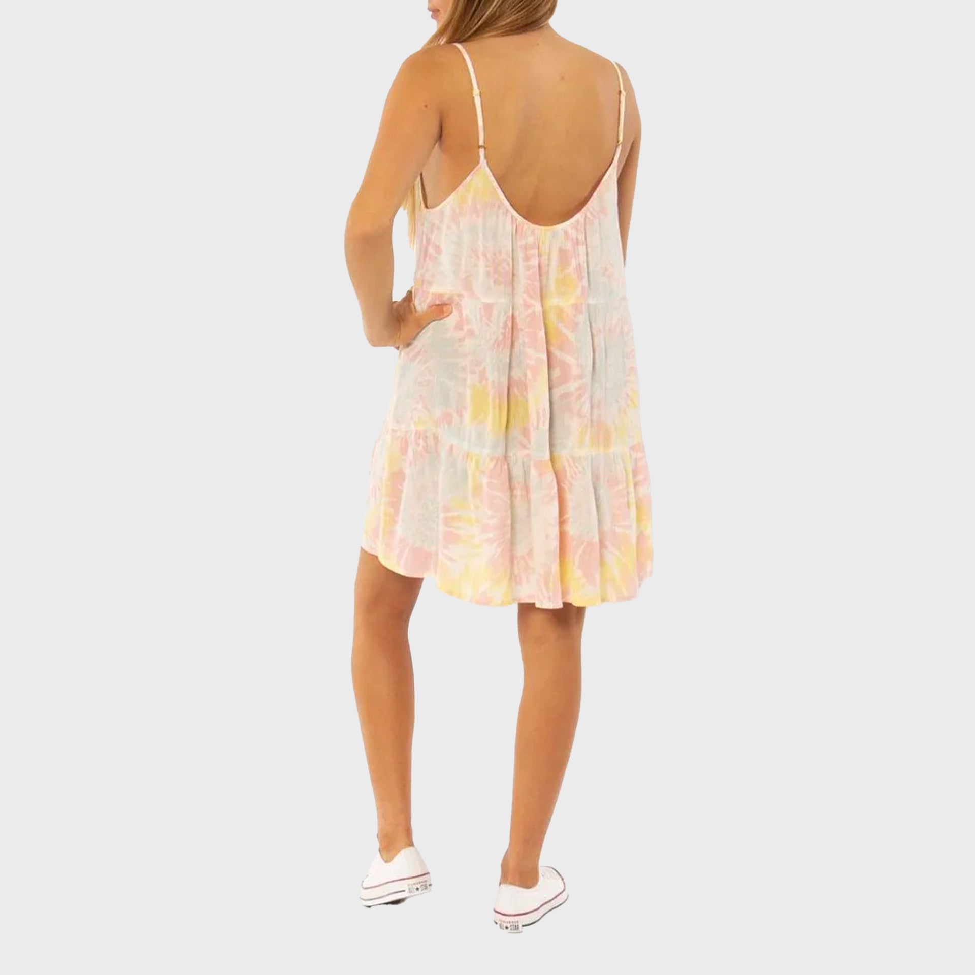 Sisstrevolution Alani Woven Mini Dress - Multi - ManGo Surfing