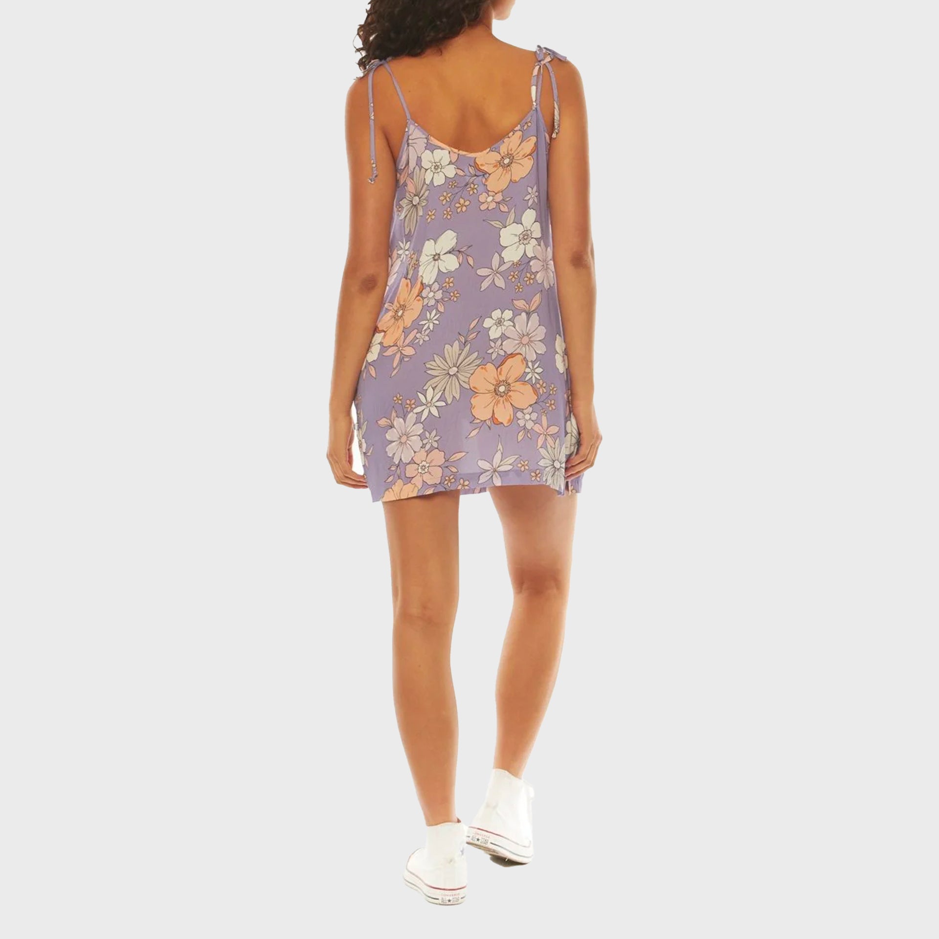 Sisstrevolution Bright Skies Woven Tank Dress - Lilac Smoke - ManGo Surfing