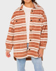 Sisstrevolution Polar Palmas Eco-Zy Polar Overshirt - Russet - ManGo Surfing