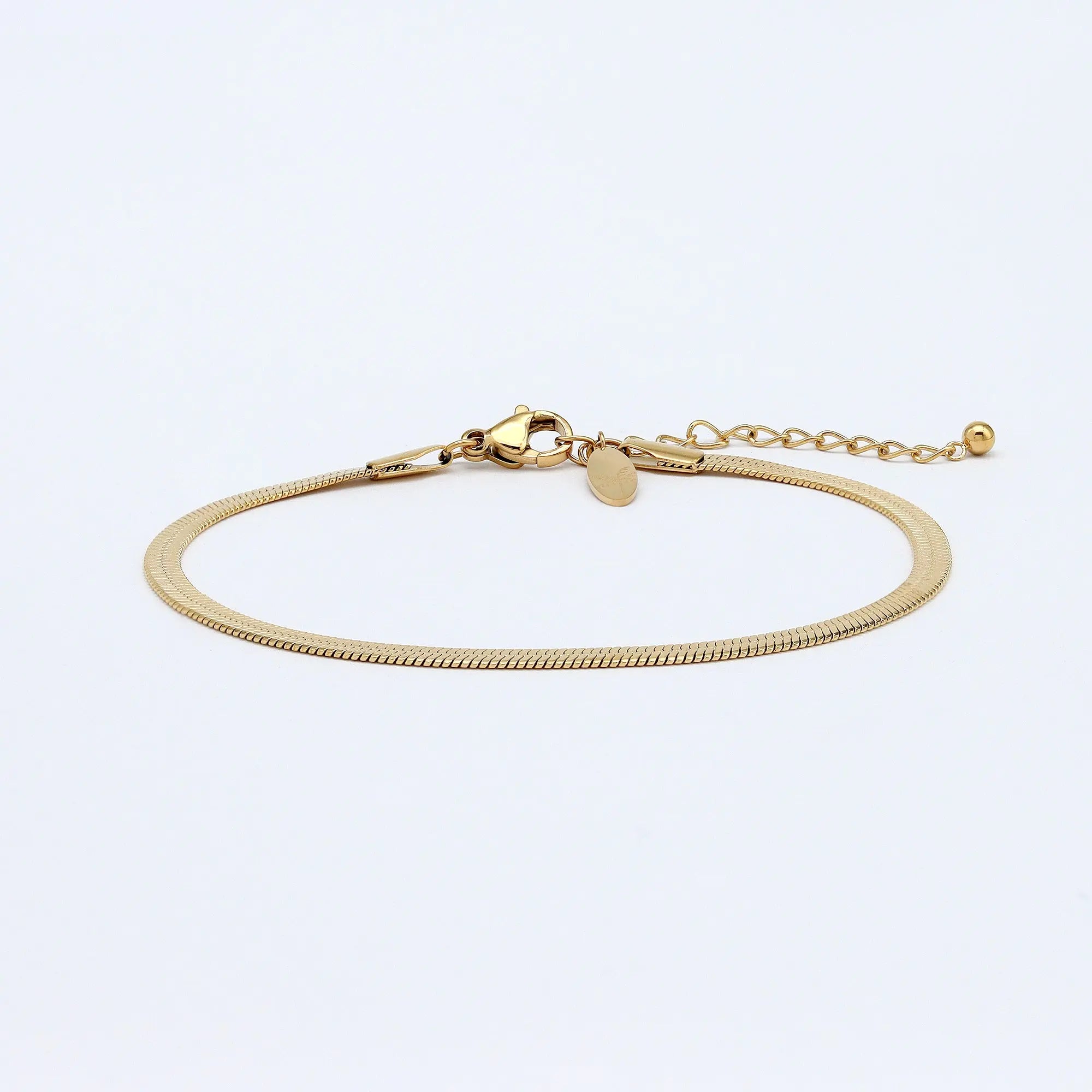 Pineapple Island Herringbone Waterproof Bracelet - Gold