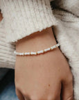 Pineapple Island Mother of Pearl Waterproof Bracelet - Gold