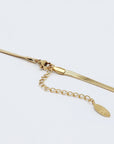 Pineapple Island Herringbone Chain Necklace - Gold