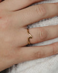Pineapple Island Wave Ring - Gold