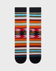 Stance Baron Unisex Crew Sock - Black - ManGo Surfing