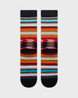 Stance Baron Unisex Crew Sock - Black - ManGo Surfing