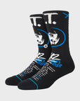 Stance Extra Terrestrial Crew Socks - Black - ManGo Surfing