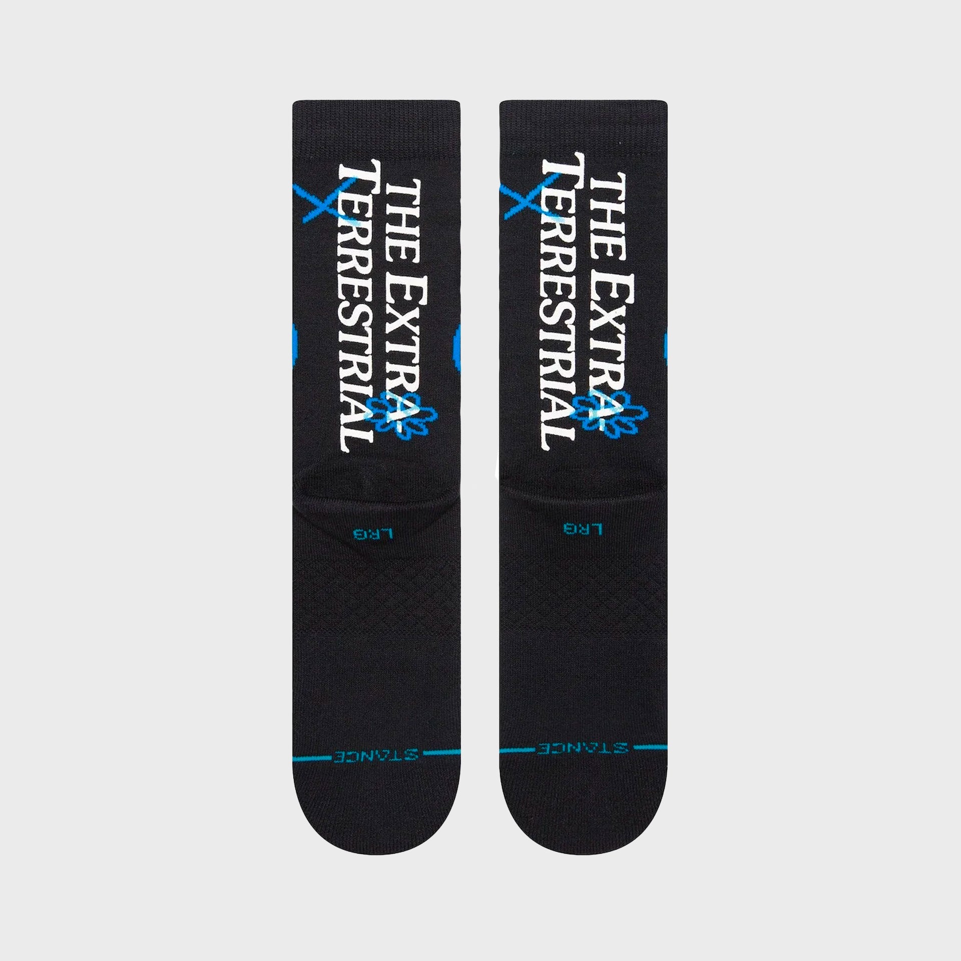 Stance Extra Terrestrial Crew Socks - Black - ManGo Surfing