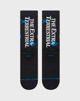 Stance Extra Terrestrial Crew Socks - Black - ManGo Surfing