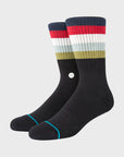 Stance Maliboo Unisex Crew Socks - Black Fade - ManGo Surfing