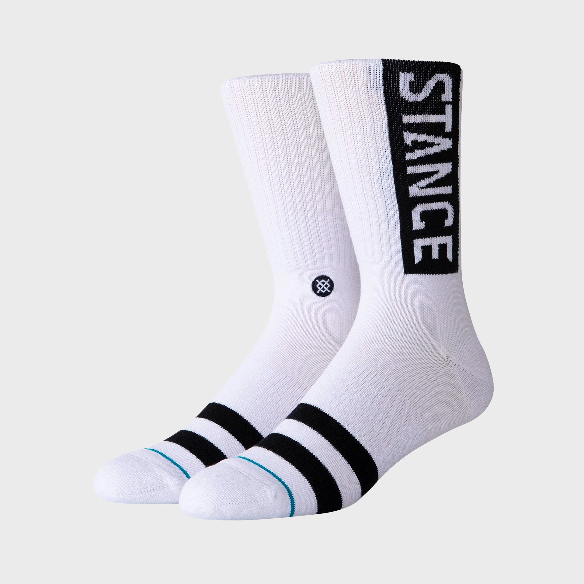 Stance OG Mens Socks - White - ManGo Surfing