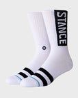 Stance OG Mens Socks - White - ManGo Surfing