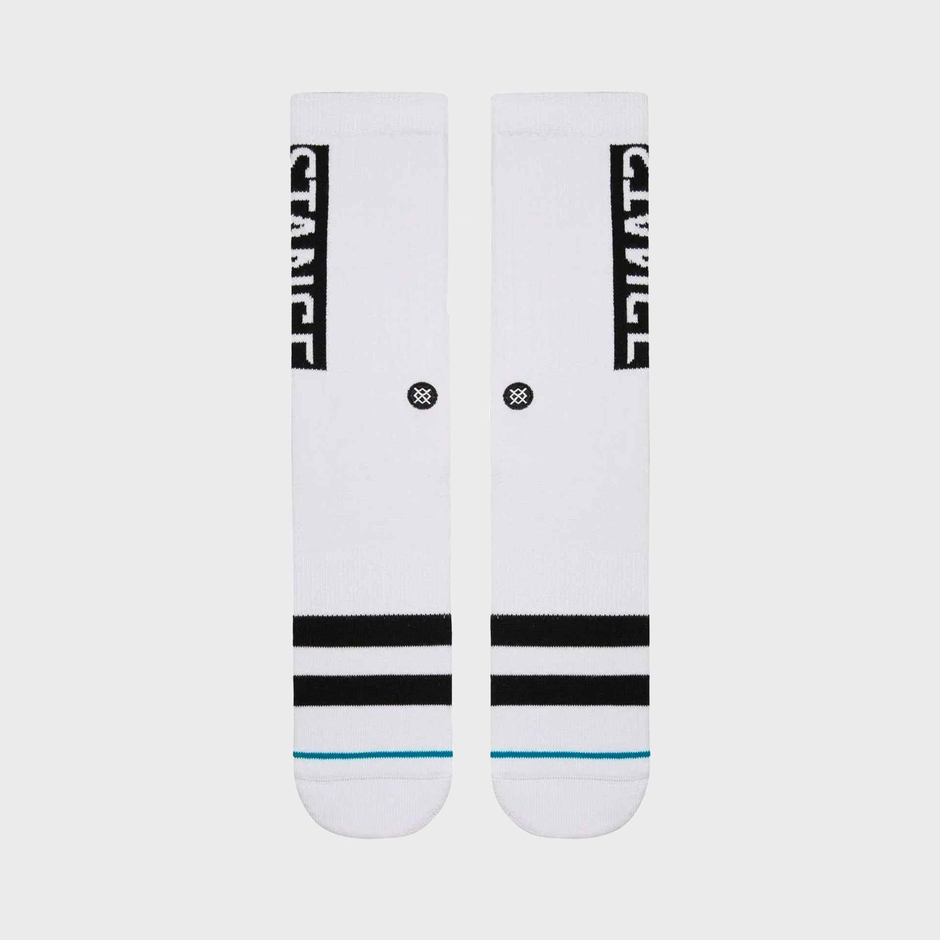 Stance OG Mens Socks - White - ManGo Surfing