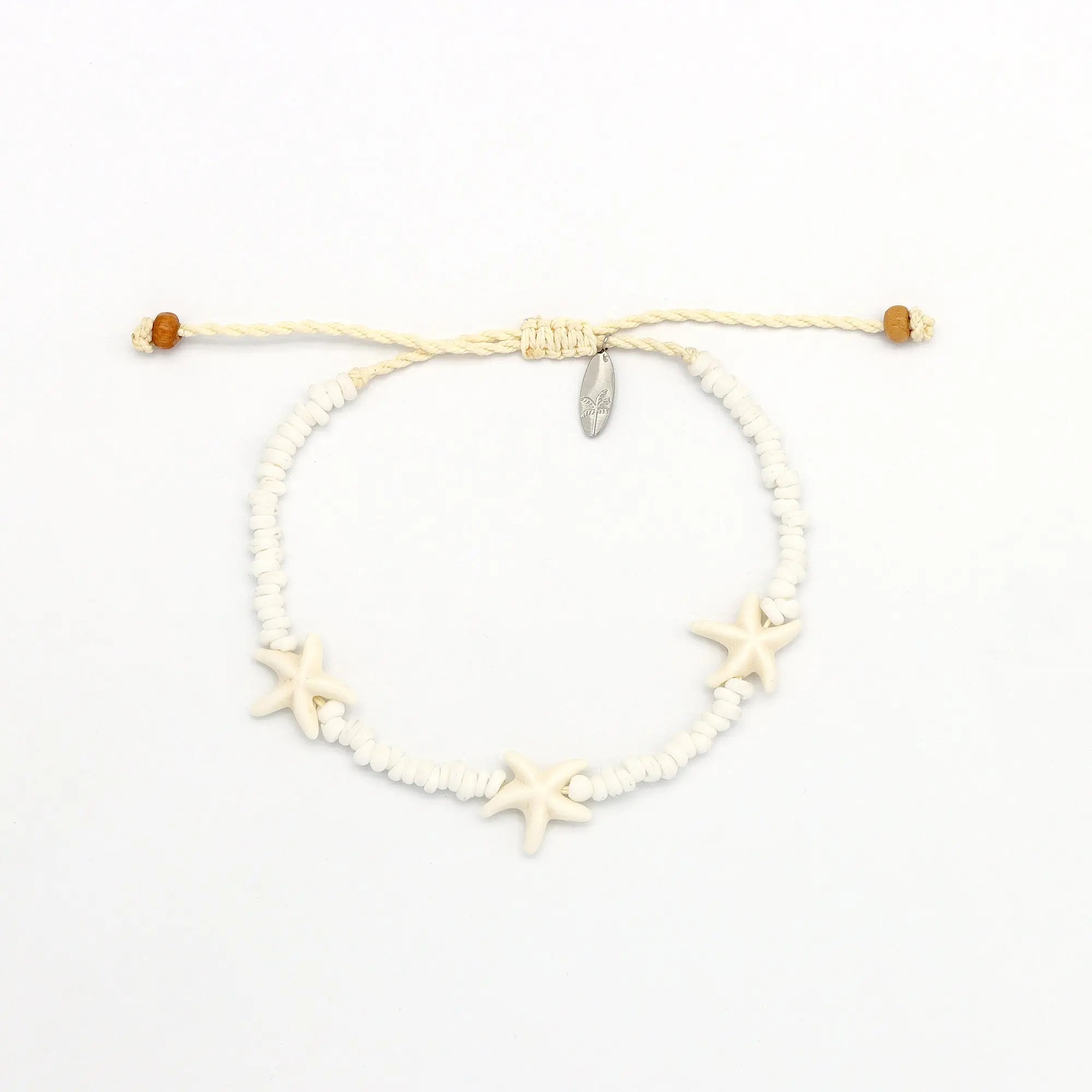 Pineapple Island Shoreline Turquoise Bracelet Trio Set - White/Green