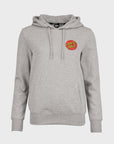 Santa Cruz Womens Classic Dot Chest Hoodie - Heather Grey