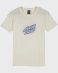 Santa Cruz Womens Goal Flame T-Shirt - Off White