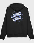 Santa Cruz Womens Partial Dot Hoodie - Black