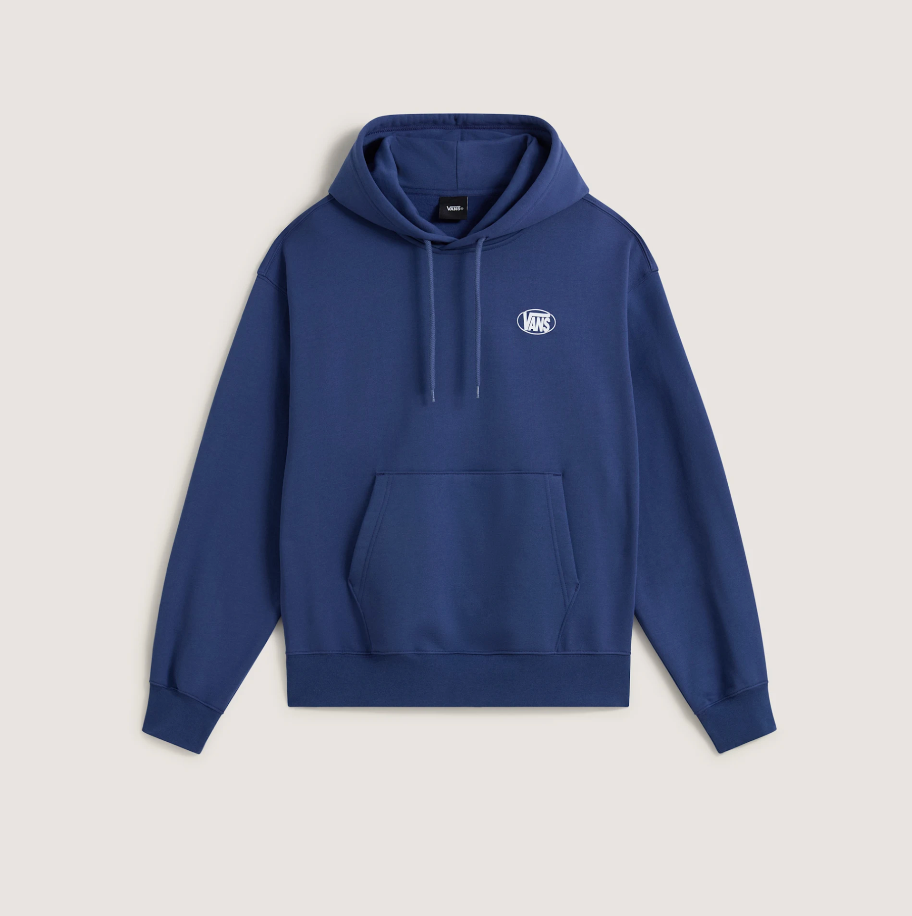 Vans Mens Oval Logo Pullover Hoodie - True Navy