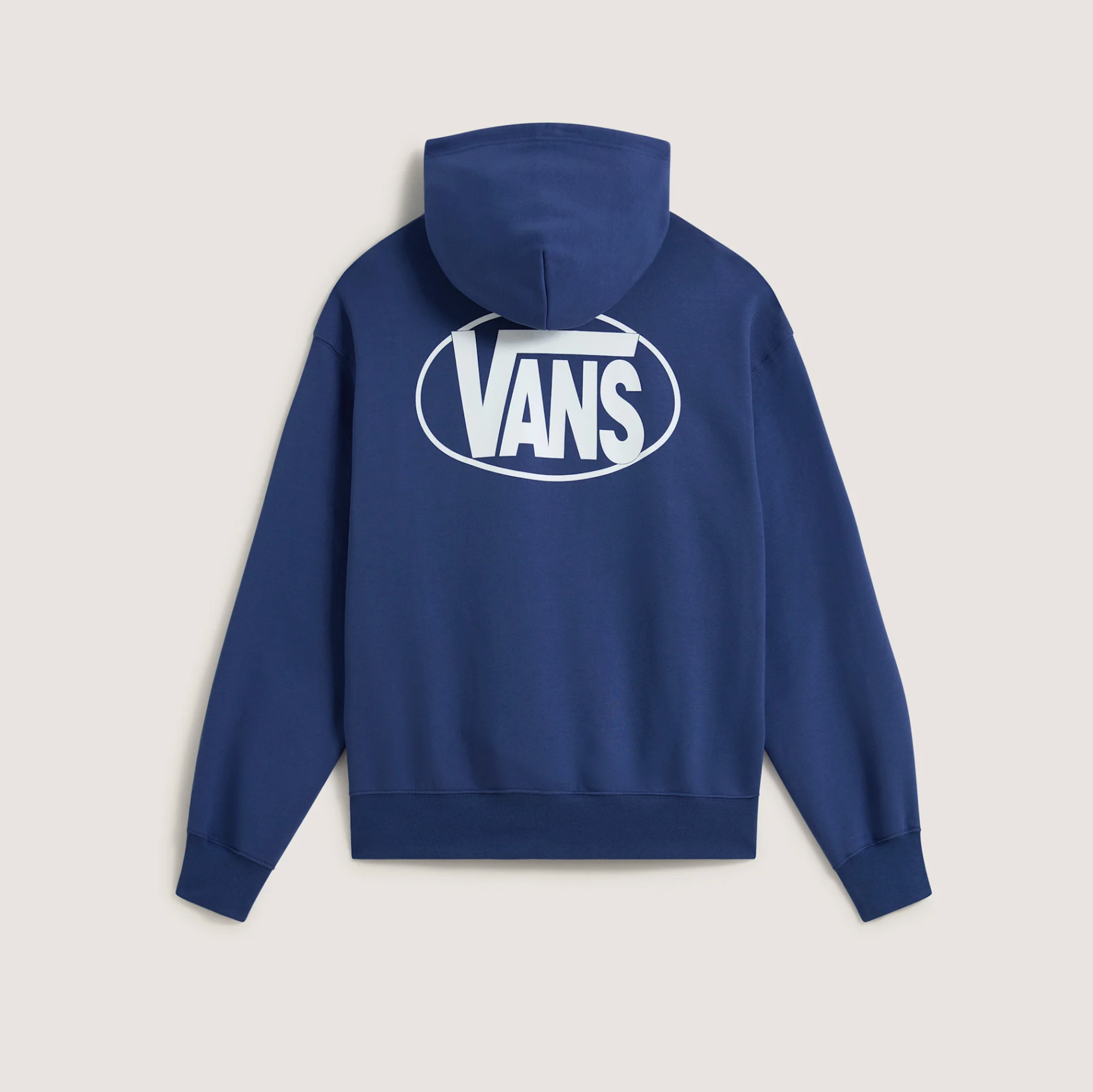 Vans Mens Oval Logo Pullover Hoodie - True Navy
