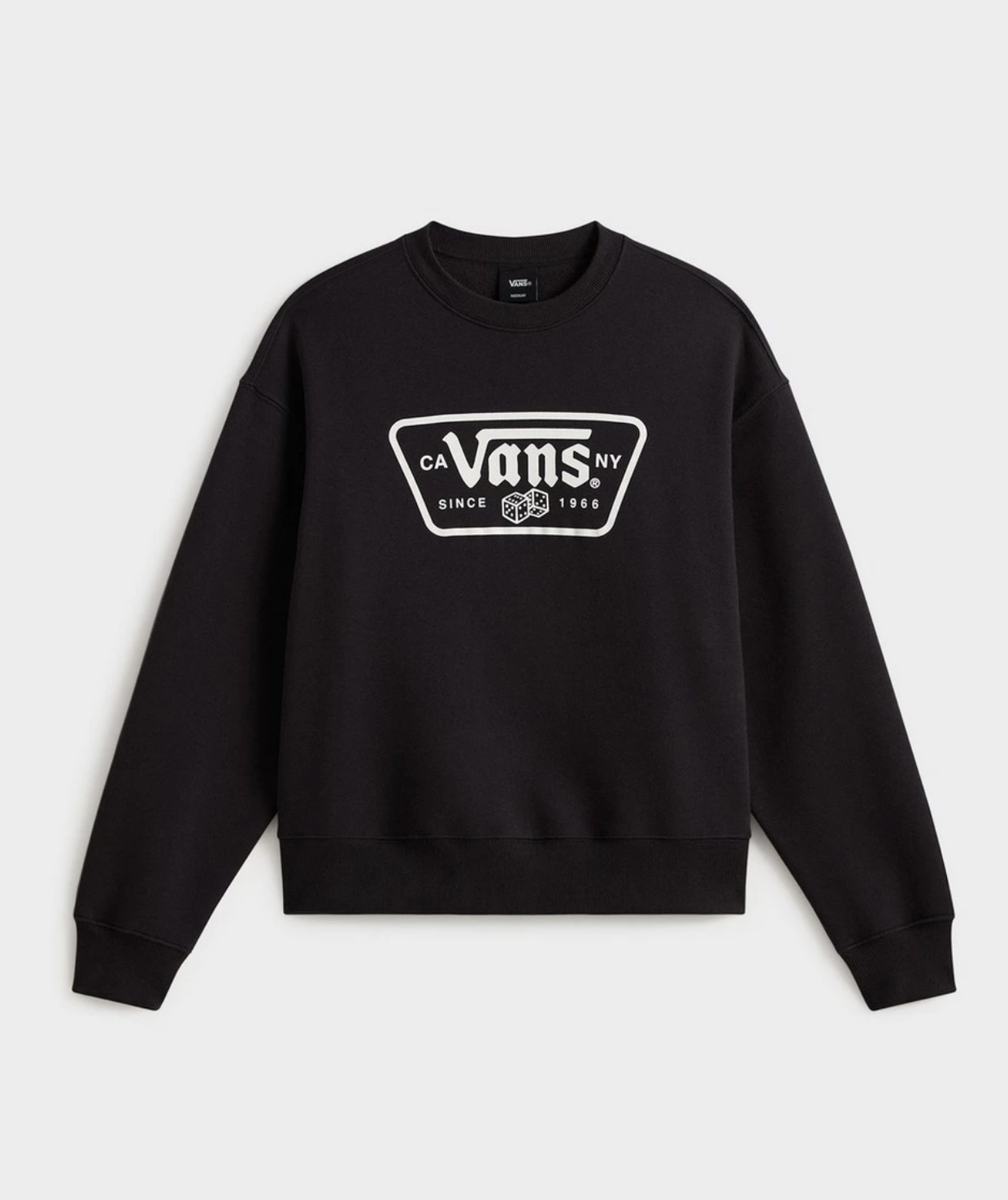 Vans Mens Knu Patch Crew - Black