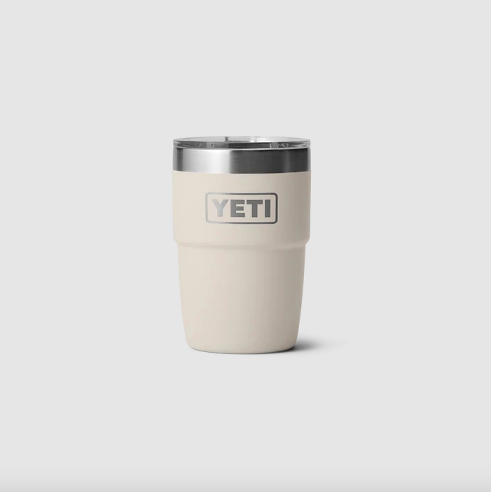 Yeti Rambler 8oz (237 ml) Stackable Cup With DuraSip™ Ceramic Lining - Cape Taupe