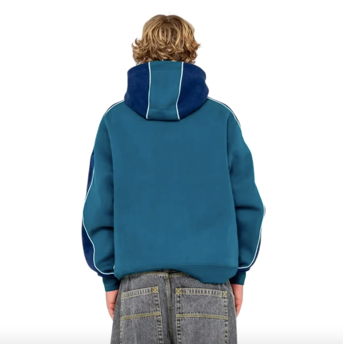Rusty Mens Panela Anderson 2.0 Hooded Fleece - Deep Teal