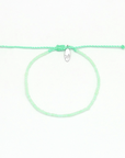 Pineapple Island Wailele Frosted Glass Beaded Bracelet - Green