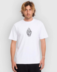 Volcom Mens Firecar Short Sleeve T-Shirt - White