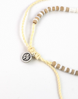 Pineapple Island Love is Here Natural Stone, Pearl and Shell Necklace - Turquoise/White