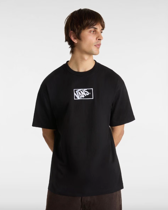 Vans Mens Blocked Box Loose Short Sleeve T-Shirt - Black