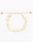 Pineapple Island Livadi Cowrie Shell Surf Bracelet - White
