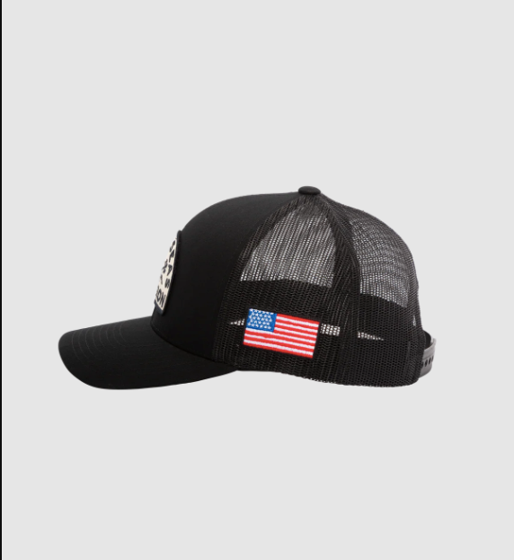 Dark Seas Mens Solitude Hat - One Size - Black