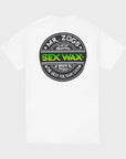 Sex Wax Word Fade Green T-Shirt - White